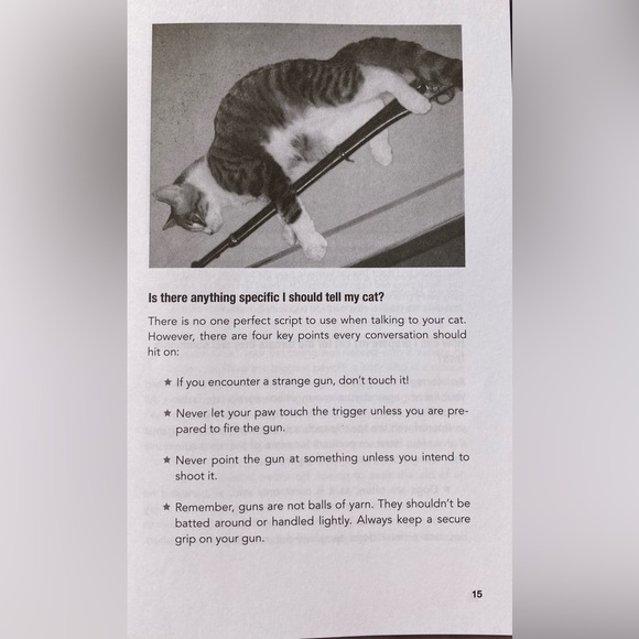 NEW How To Talk To Your Cat About Gun Safety Book - Picture 11 of 11